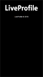 Mobile Screenshot of liveprofile.com